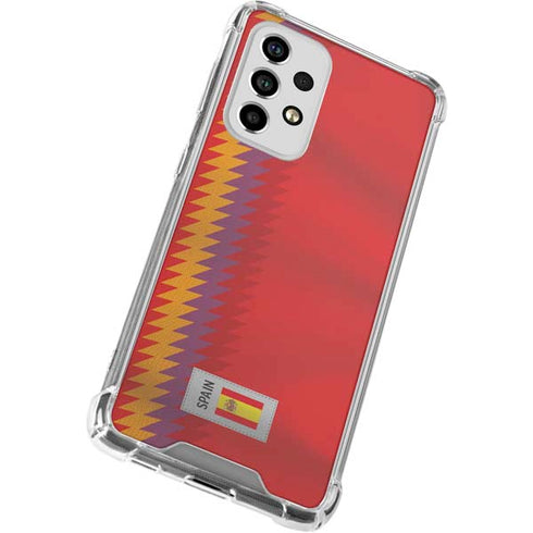 Spain Soccer Flag Galaxy A53 5G Clear Case